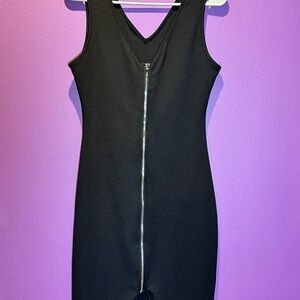 Elegant Black Sleeveless Dress